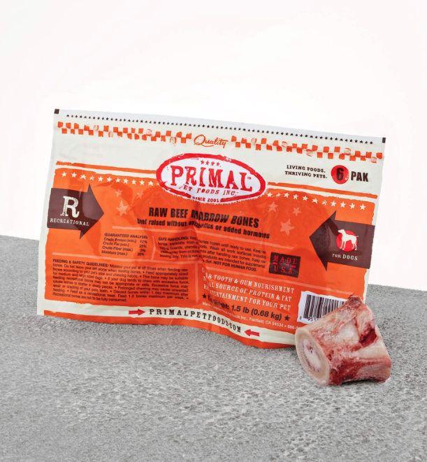 Primal - 1 Pak Beef Marrow Bone - MEDIUM BMB-MD/14