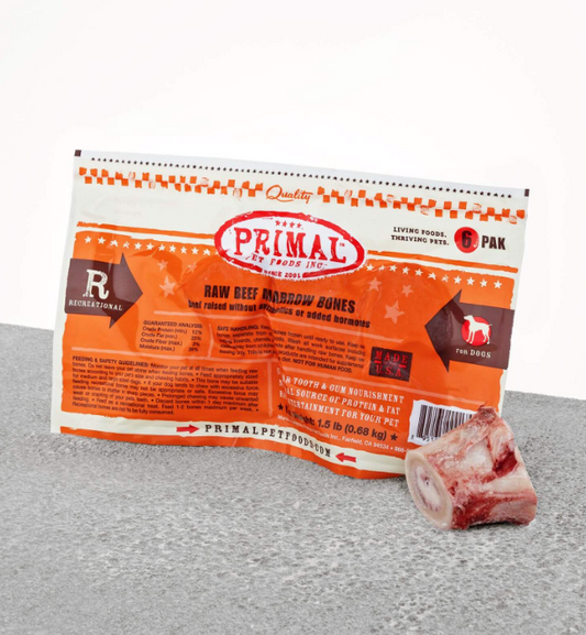 Primal - 1 Pak Beef Marrow Bone SMALL - 76000450