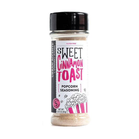 Stonewall Kitchen Urban Accents Sweet Cinnamon Toast Popcorn Seasoning 3.25 oz shaker 370431 DISCO