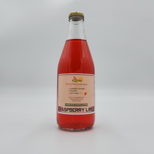 Sunny Valley Farms - Raspberry Lime Ricky 12 oz Glass Bottle