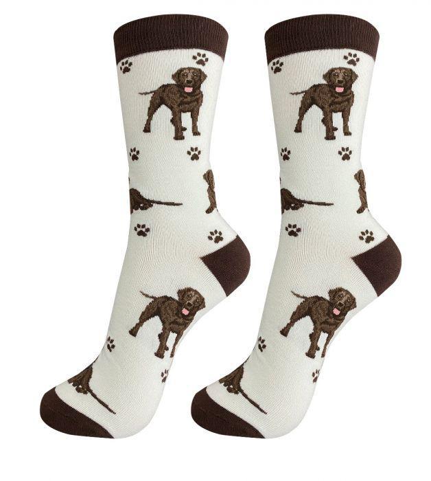 E&S Pets - Labrador Chocolate Full Body Socks 800 FB-22