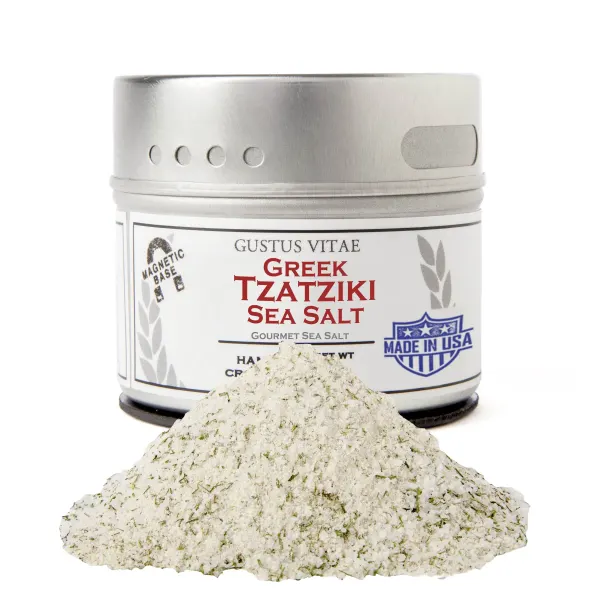 Gustus Vitae Greek Tzatziki Sea Salt - Tin