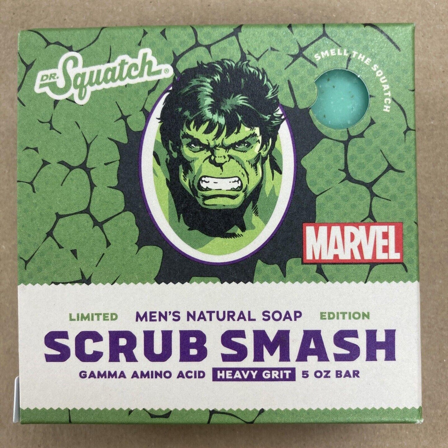 Dr. Squatch - Avengers - Scrub Smash Bar Soap 5 oz