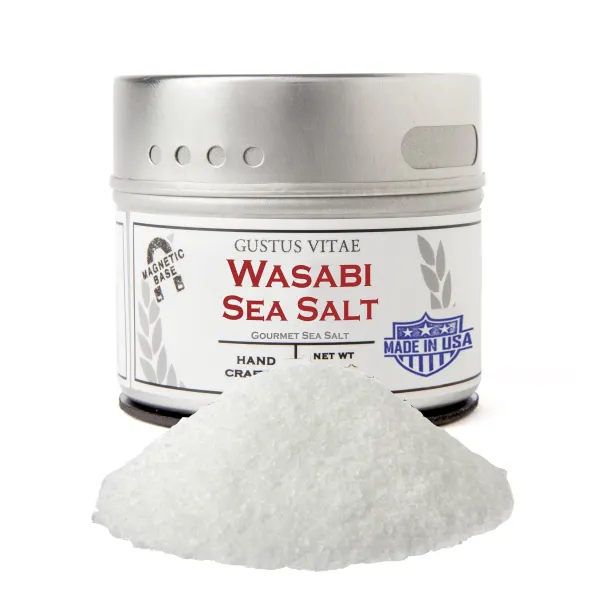 Gustus Vitae Wasabi Sea Salt - Tin