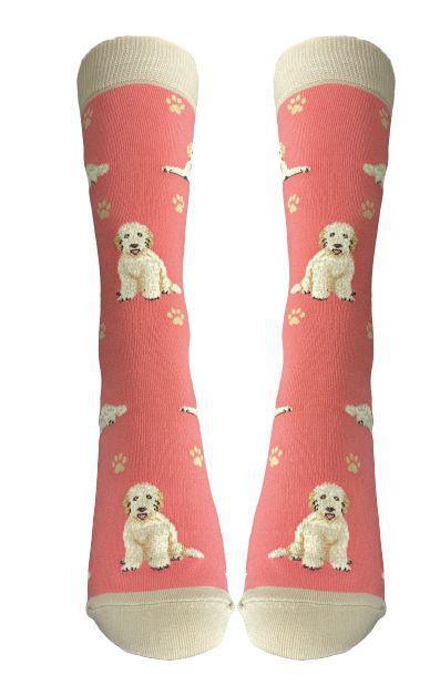 E&S Pets - Goldendoodle, peach Full Body Socks 800 FB -134