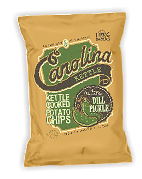 1 in 6 Snacks Carolina Kettle - Chips - Mama Gin Dill Pickle, 5oz  DISCO