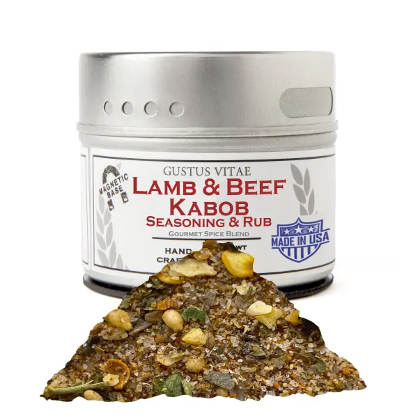 Gustus Vitae Lamb & Beef Kabob Seasoning - Tin