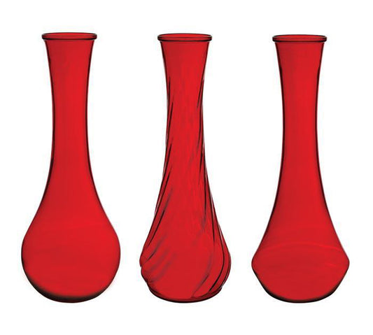 Plastic Red Ruby Vase - Asst. 0981813