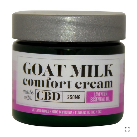 Bates Family Farm - 2oz CBD Goat Milk Comfort Cream - Lavender 250MG