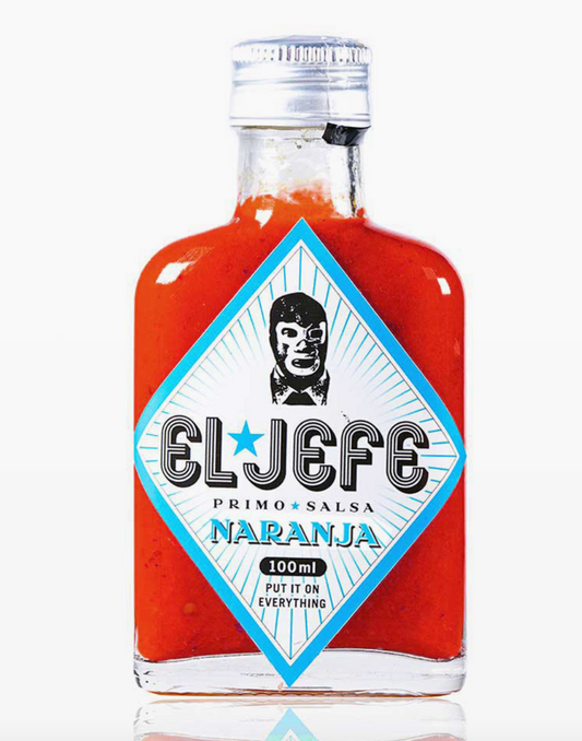 El Jefe's Hot Sauce - Hot Sauce Naranja (Mild Hot) - 100ml DISCO