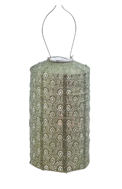 Lumiz LED Lantern - Cylinder Fan Solar Lantern, Light Green - LUM106 DISVEN