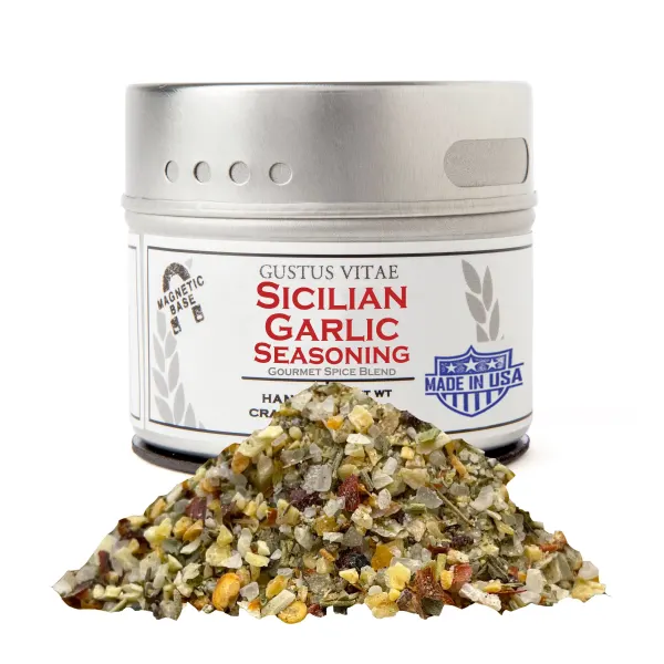 Gustus Vitae Sicilian Garlic Seasoning - Tin