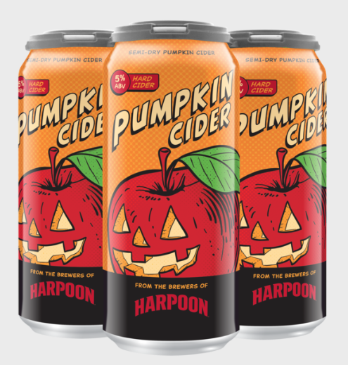 Harpoon - Pumpkin Cider - 4 Pack 16 oz Cans - 608428