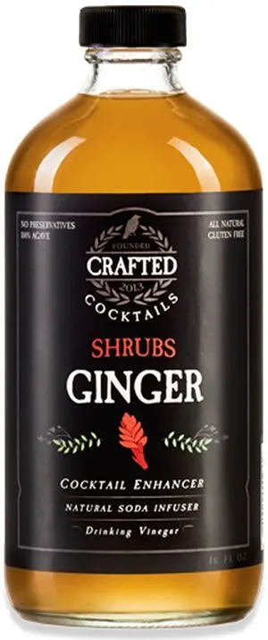 Crafted Brand Company Shrubs Cocktail Enhancers - Ginger 16 oz DISCO