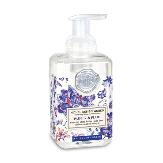Michel Design Works - Paisley & Plaid Foaming Soap FOA373 DISVEN