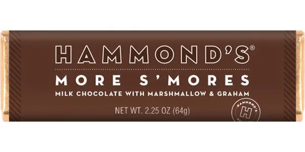 Hammond's Candies Chocolate Bars - More S'mores Milk Chocolate  OC19812 DISCO