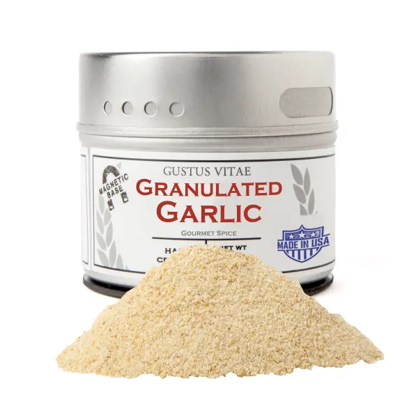 Gustus Vitae Granulated Garlic - Tin