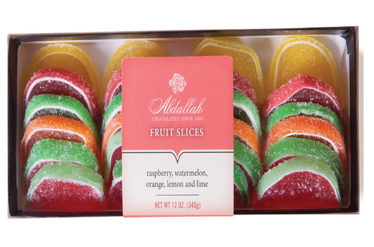 Abdallah Candies - Jell Fruit Slices 12 oz - 0540