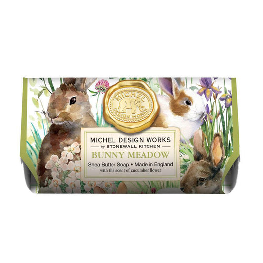 Michel Design Works - Bunny Meadow Large Bath Soap Bar
