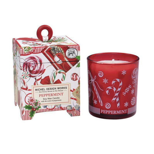 Michel Design Works - Peppermint 6.5 oz Soy Wax Candle 806347