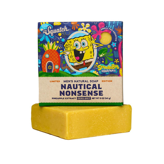 Dr.Squatch - SpongeBob Nautical Nonsense Bar Soap 5 oz - WH-BAR-NNS-01