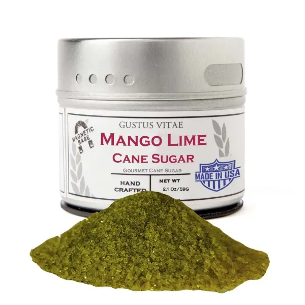 Gustus Vitae Mango Lime Cane Sugar - Tin