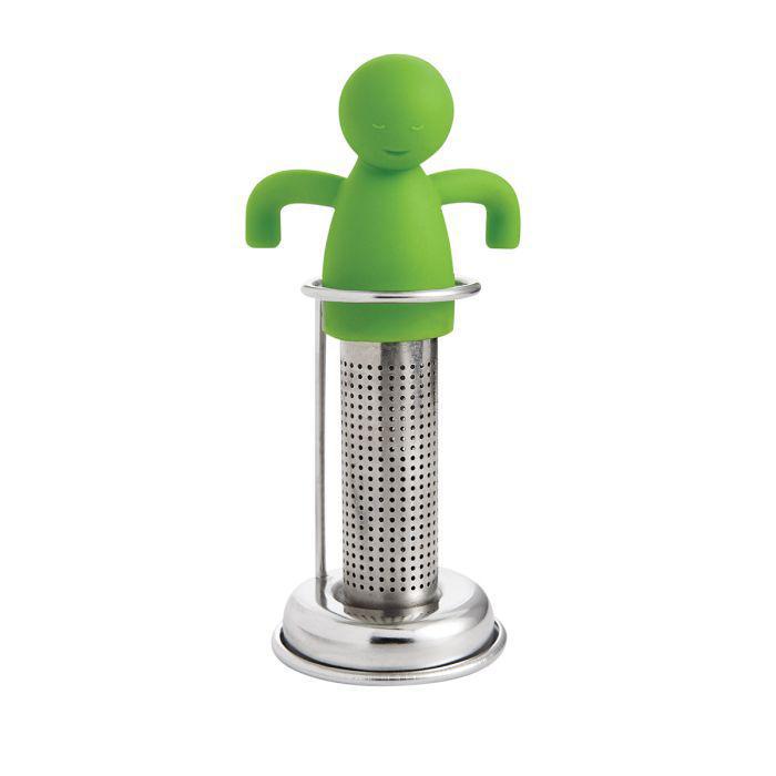 HIC - Kitchen Silicone Man Tea Infuser with Drip Stand - 239001