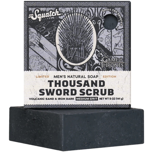 Dr. Squatch - Game of Thrones - Thousand Sword Scrub Bar Soap 5 oz