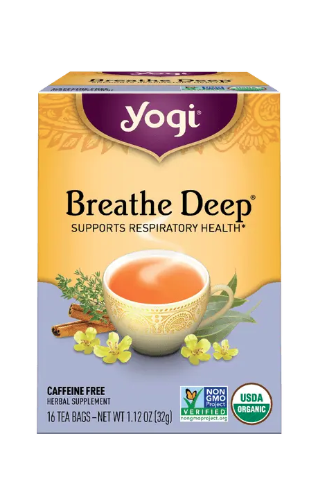 Yogi Tea Organic Breathe Deep Tea 16 Tea Bags 1794