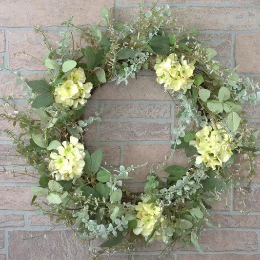 Wholesale Home Decor - 26" Garden Hydrangea Wreath - BG114