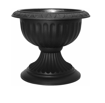 Novelty - 12" Grecian Urn Black - 80250058