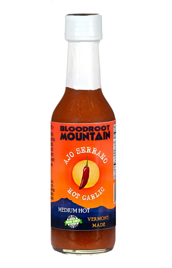 Benito's Hot Sauce Bloodroot Mountain Hot Sauce - Ajo Serrano 5 oz