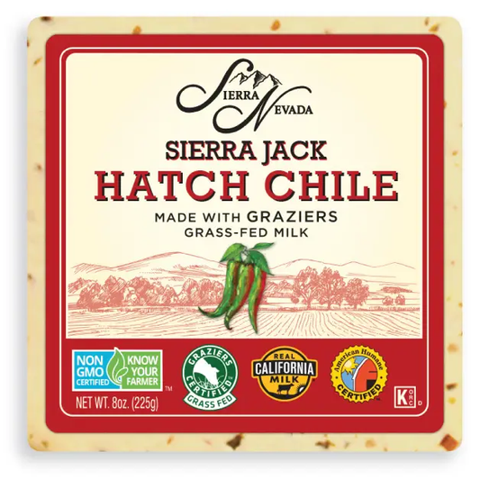 Sierra Nevada Cheese Company - Sierra Jack Hatch Chile Square 8oz