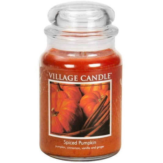 Stonewall Kitchen - Village Candle - Spiced Pumpkin Candle Large Dome 21.25 oz - 4260017