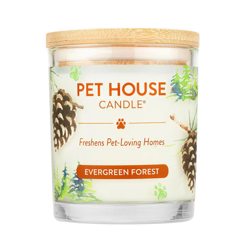 One Fur All - Evergreen Forest Pet House Candle 9 oz