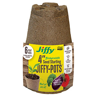 JiffyPots 4" Round Six Pack 81870046