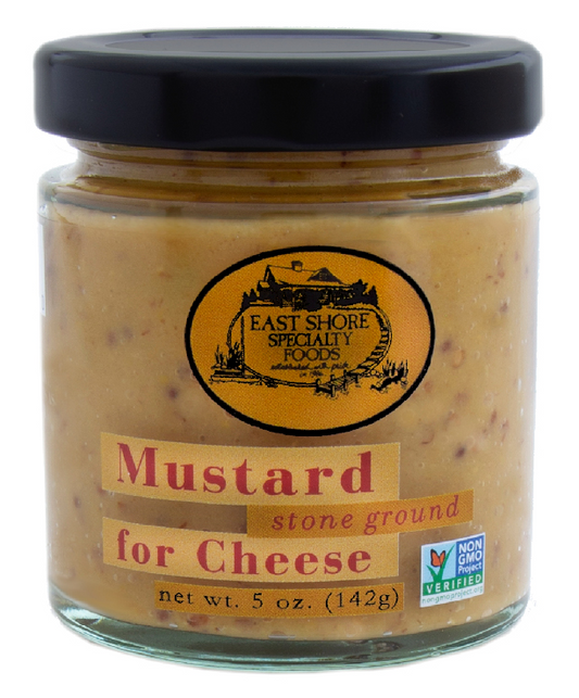 East Shore Specialty Foods - Stone Ground Mustard for Cheese - 5oz Jar MSG5
