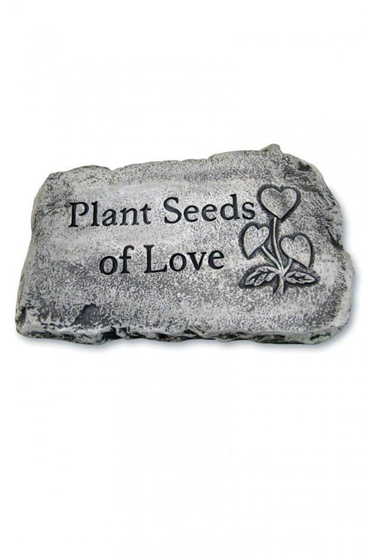 Massarelli's - 10" Stone Plant Seeds Of Love 1818