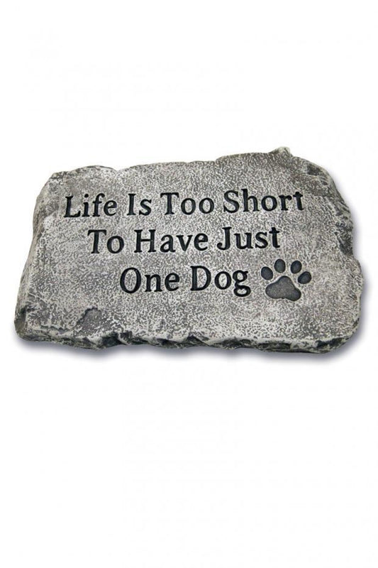 Massarelli's - 10" Stone Life Is Too Short To Have Just One Dog 1814