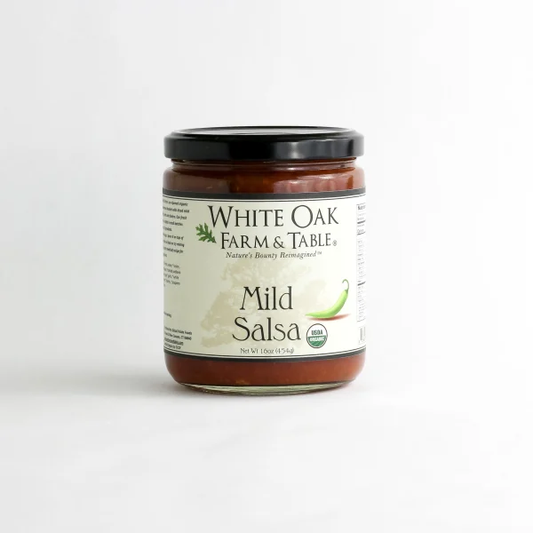 White Oak Farm and Table Organic Salsa - Mild  16 oz DISCO