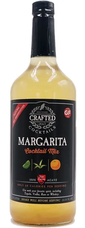 Crafted Brand Company Cocktail Mixes - Margarita  33.5 oz DISCO