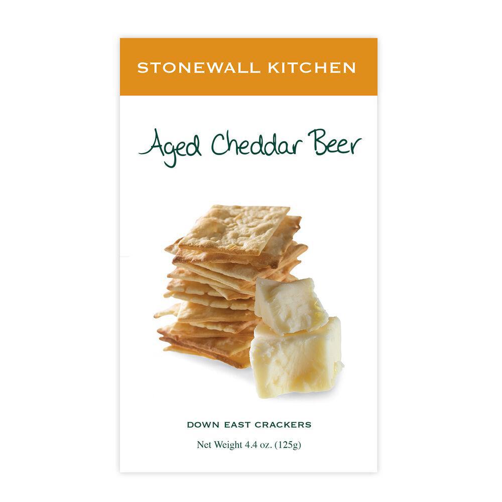 Stonewall Kitchen Aged Cheddar Beer Crackers 4.4 oz box 553007