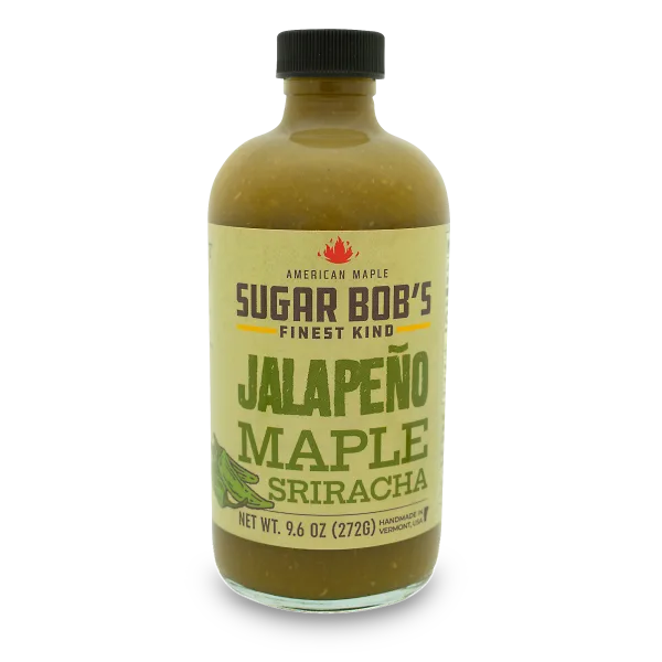 Sugar Bob's Finest Kind Vermont Maple Sriracha -Jalapeno Verde, 9.6 oz DISCO