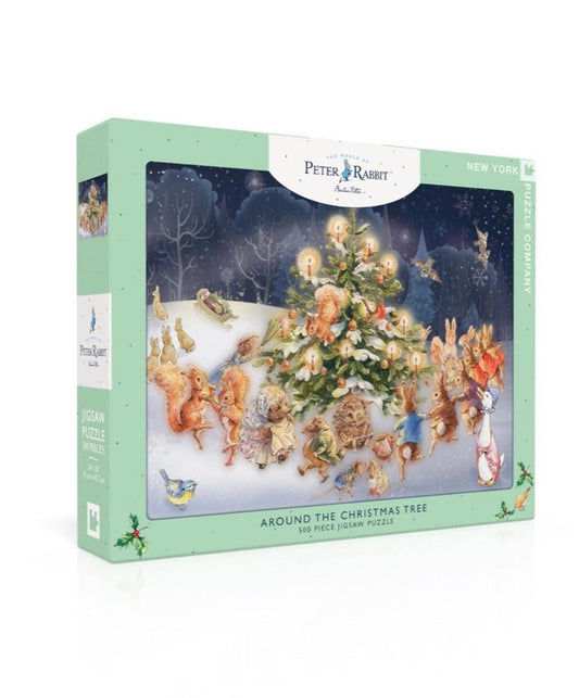 New York Puzzle Company - Around The Christmas Tree -  NPZBP2158