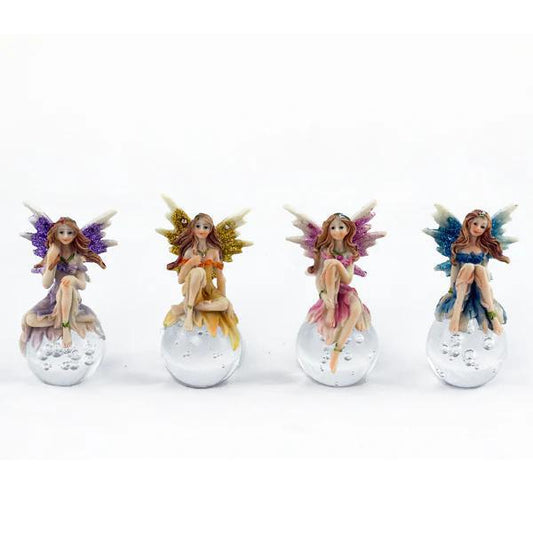 Land & Sea - 3.5" Fairy on Gazing Ball - FA23