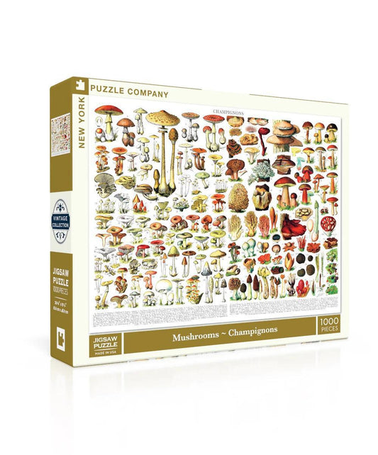 New York Puzzle Company - Mushrooms ~ Champignons PD638