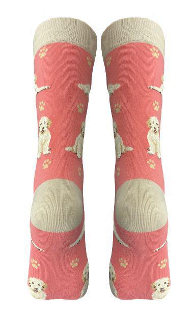 E&S Pets - Goldendoodle, peach Full Body Socks 800 FB -134