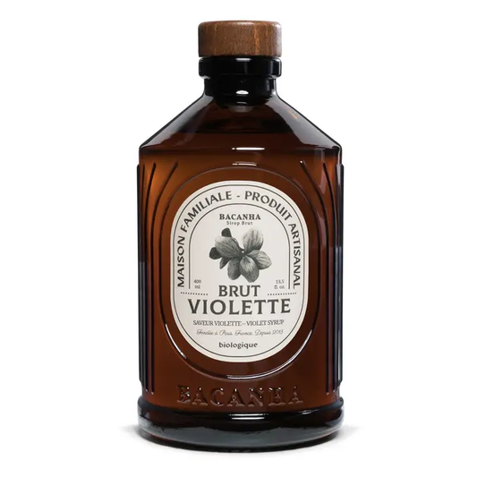 Bacanha -  Raw Violet Syrup - Organic - 400ml