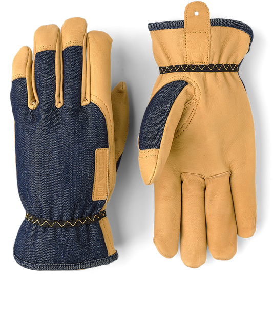 Hestra Gloves - Kobolt Denim Indigo Size 8 - 73400-271-08