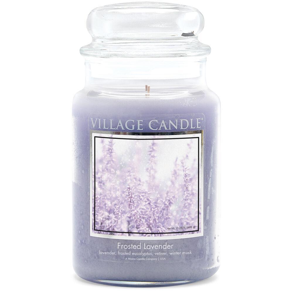 Stonewall Kitchen Frosted Lavender - Large Glass Dome - Seasonal - New 21.25 oz jar 4260449